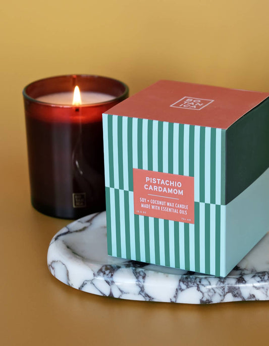 Pistachio + Cardamom Candle  | 12 oz.