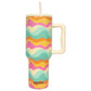 Neon Abstract Colors Tumbler