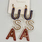 Gold USA Earrings