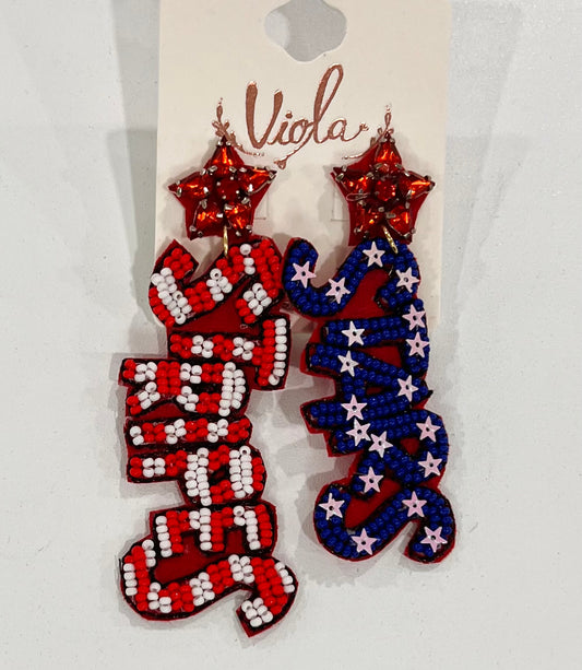 Stars & Stripes Earrings