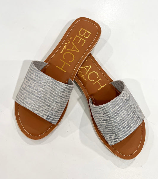 Cabana Slide Sandal- Opal Lizard