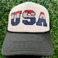 USA Sequin Trucker Hat