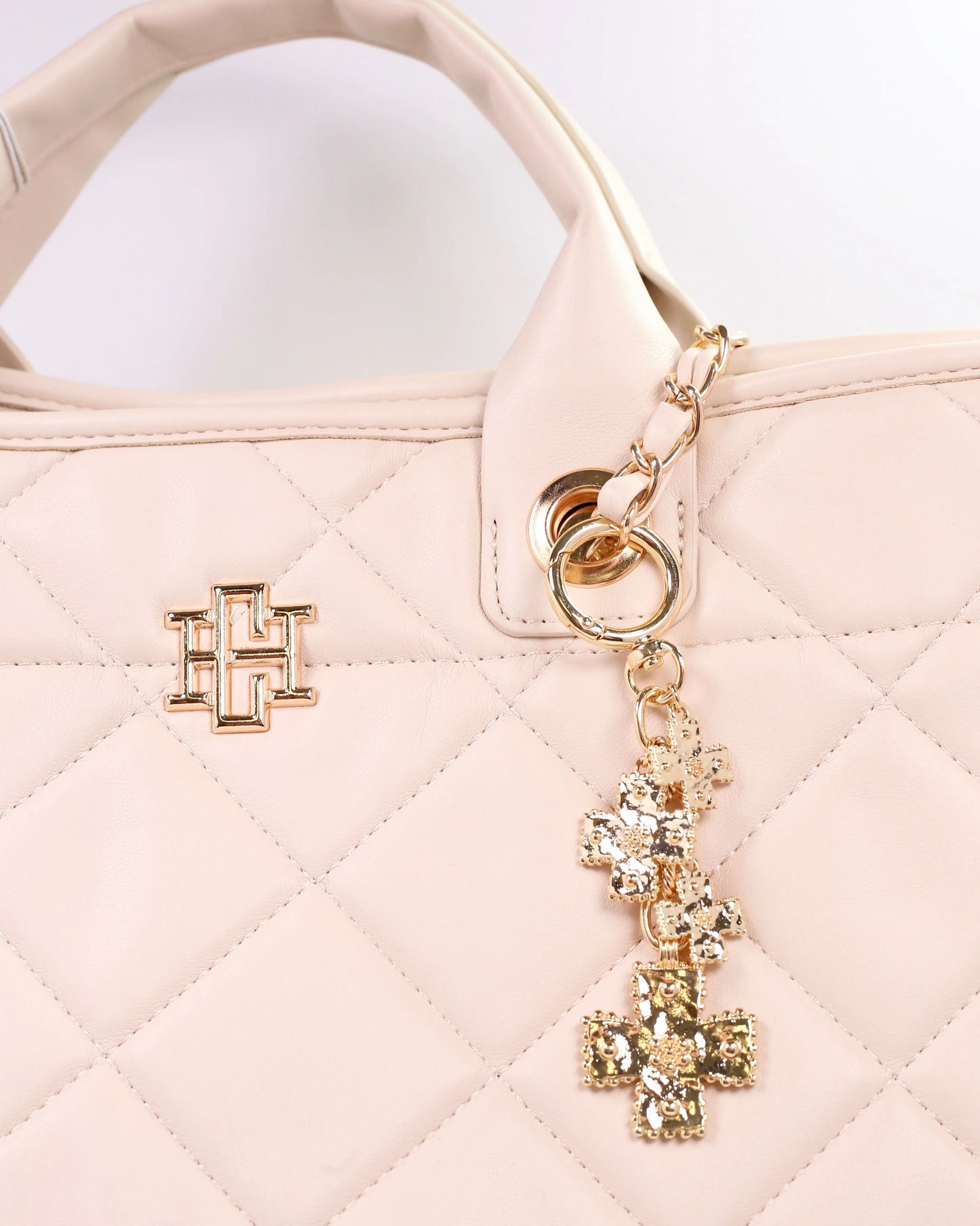 Caroline Hill | Kennon Cross Bag Charms Gold