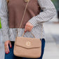 Caroline Hill | Sinclair Quilted Crossbody Latte