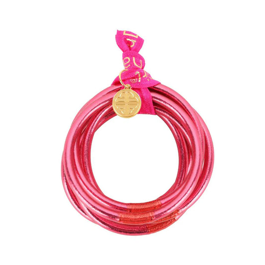 BuDhaGirl / All Weather Bangles - Pink (Set of 6)