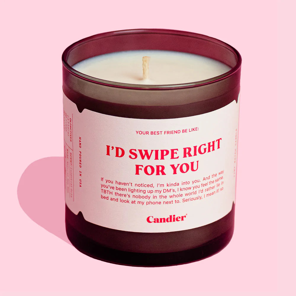 Swipe Right Candle