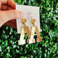 Big A Gold Earring