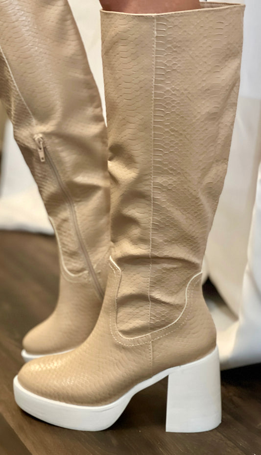 The Juniper Beige Boot