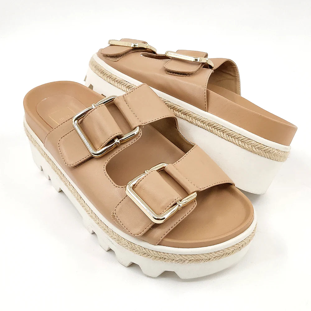 Xyla Tan Platform Sandal