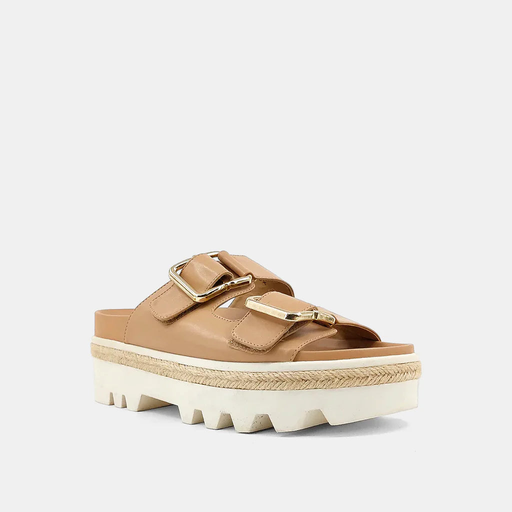 Xyla Tan Platform Sandal